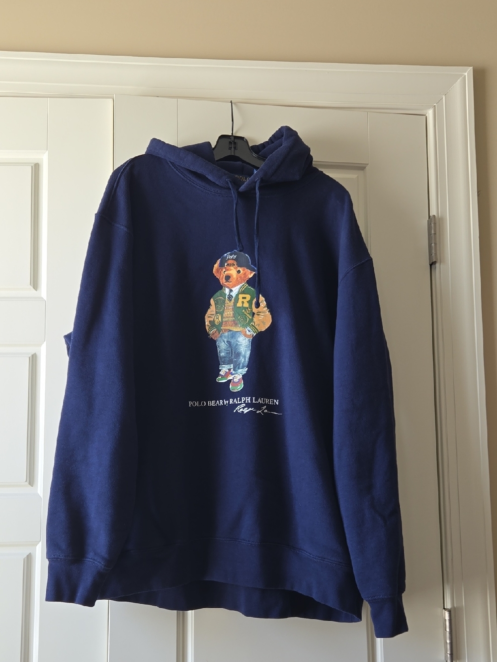 Polo by Ralph Lauren Navy Bear Graphic Hoodie